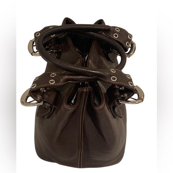 Tignanello Leather Handbag & Wallet Set chocolate Brown  NWOT - Picture 4 of 16